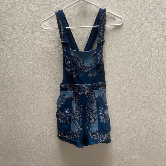 BlackMilk My First Rodeo Short Overalls - Picture 3 of 8